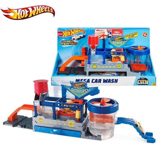 Hot wheels color change mega car wash online